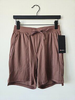 NWT LULULEMON TWRS/DKOX Brown License To Train Short 7" Engineered Men's Small